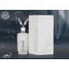 Lattafa Perfume Al Hur So Wild EDP 100 ml — produktvisning; meget tæt nærbillede; på hvid baggrund