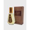 Lattafa Perfume MOUSUF EDP 50 ml — товар и упаковка; полная композиция; на белом фоне