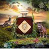 Alpha EDP 100 ml — товар в стилизованной композиции; очень крупный план; на каменной поверхности; самый широкий кадр