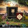 Alpha EDP 100 ml — товар в стилизованной композиции; очень крупный план; на каменной поверхности; самый близкий кадр