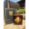 Fragrance World Alpha EDP 100 ml — товар в стилизованной композиции; очень крупный план; на открытом воздухе; средний план