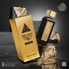 Fragrance World La Uno Million Elixir EDP 100 ml — товар и упаковка; очень крупный план; на тёмном фоне