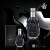 Fragrance World INTENSE NOIR EDP 50 ml — изображение товара; крупный план; на тёмном фоне