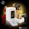Fragrance World Jack EDP 80 ml — toote pakend; väga lähivõte; tumedal taustal