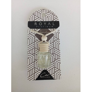 Royal Platinum Sandal Wood EDP 8 ml — изглед на продукта; много близък план; на бял фон
